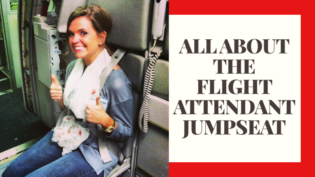 Passenger in a flight attendant jumpseat - Cabin Safety Made Easy